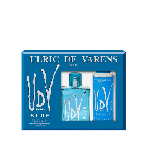 Kit Ulric de Varens UDV Blue Masculino - Eau de Toilette 100ml + Desodorante 200ml