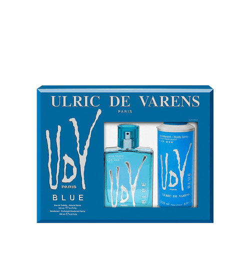 Ulric de Varens Kit UDV Blue Masculino - Eau de Toilette 100ml + Desodorante 200ml