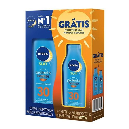 NIVEA Sun Kit Protect & Bronze Fps30 200ml+protect & Bronze F30 100ml