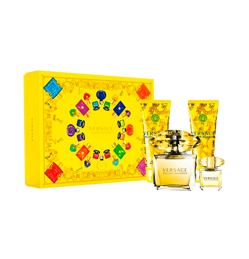 Versace-Kit-Yellow-Diamond--Eau-de-Toilette-90ml---Miniatura-5ml---Locao-Corporal-100ml---Gel-de-Banho-100ml