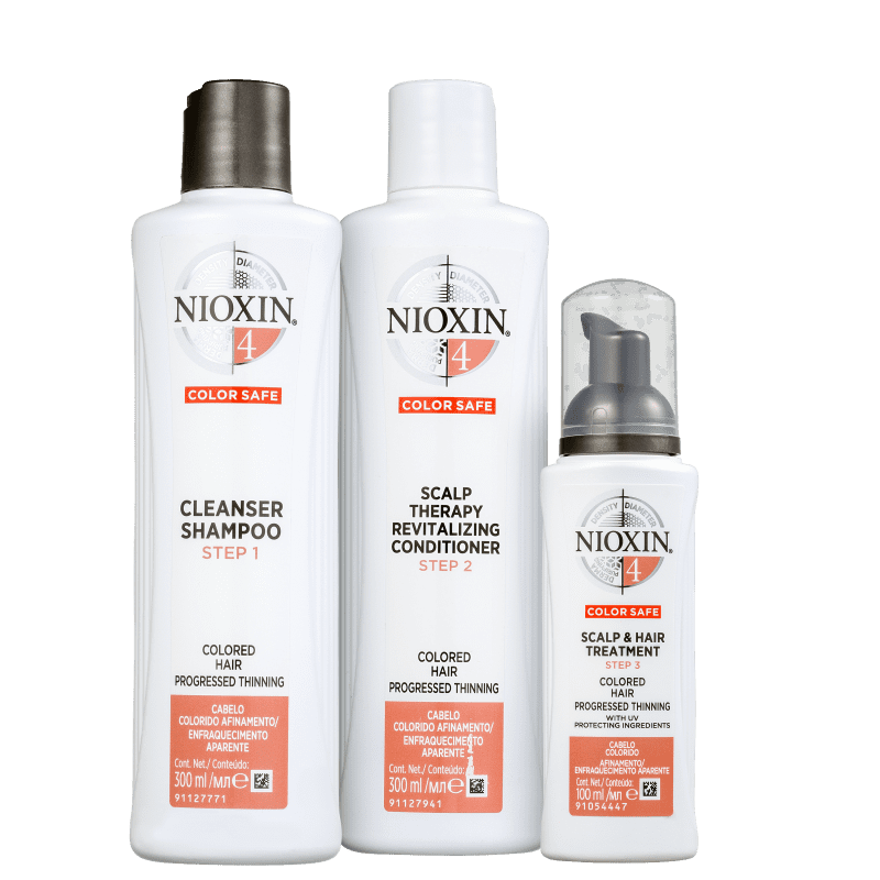 Nioxin-Kit-System-4-Shampoo-30ml---Condicionador-300ml---Tratamento-de-Couro-Cabeludo-100ml