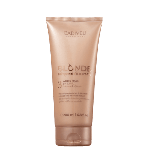 Cadiveu Blonde Reconstructor Acidic - Máscara Acidificante 200ml