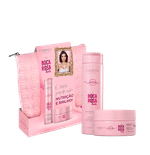 Cadiveu-Boca-Rosa-Kit---Necessaire---Shampoo-250ml---Mascara-Capilar-200ml