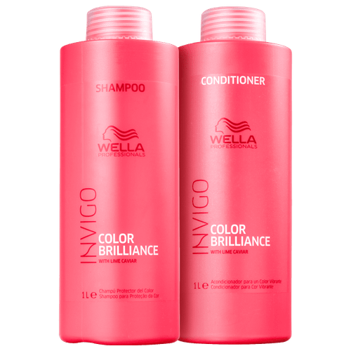 Wella Professionals Kit Invigo Color Brilliance Shampoo 1000ml + Condicionador 1000ml