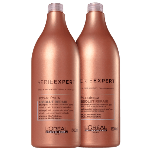 LOréal Professionnel Kit Absolut Repair Pós-Química Multi-Reconstrutor Shampoo + Condicionador 1500ml