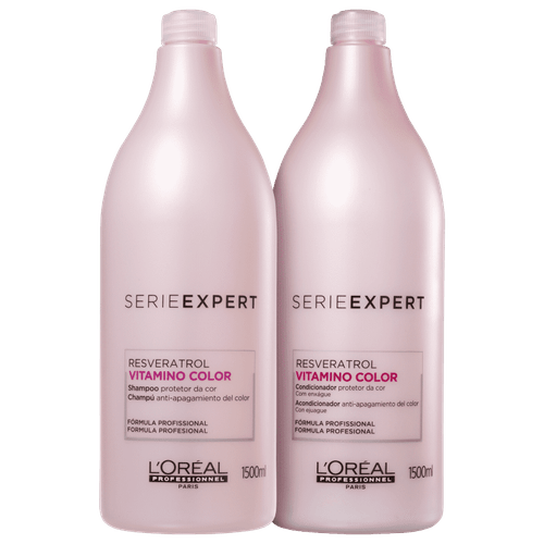 L’Oréal Professionnel Kit Vitamino Color Resveratrol Shampoo 1500ml +  Condicionador 1500ml