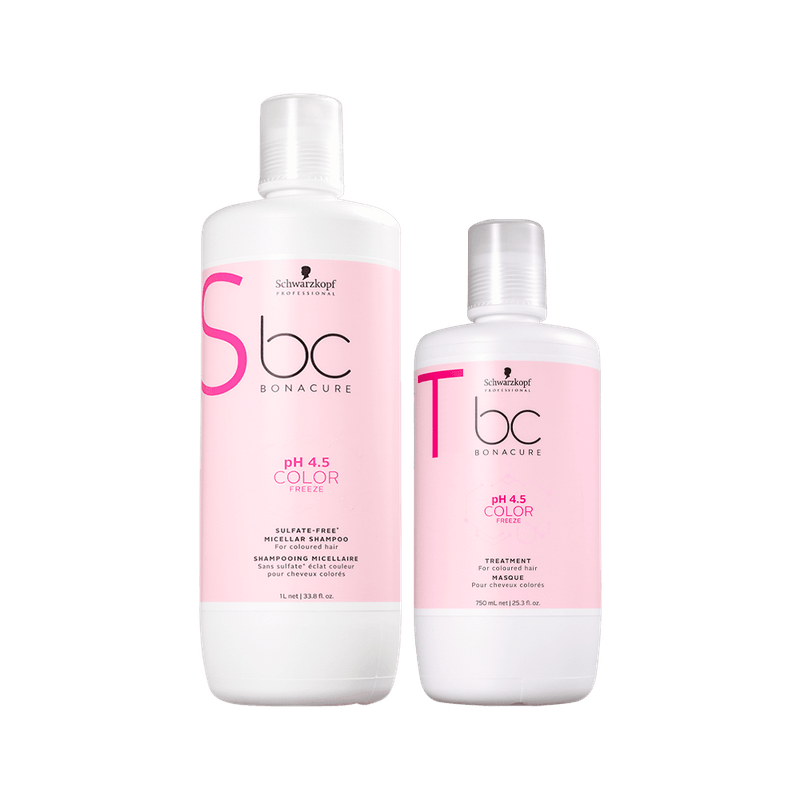 Schwarzkopf-Professional-Kit-BC-Color-Freeze-Ph-4.5-Shampoo-1000ml---Mascara-750ml