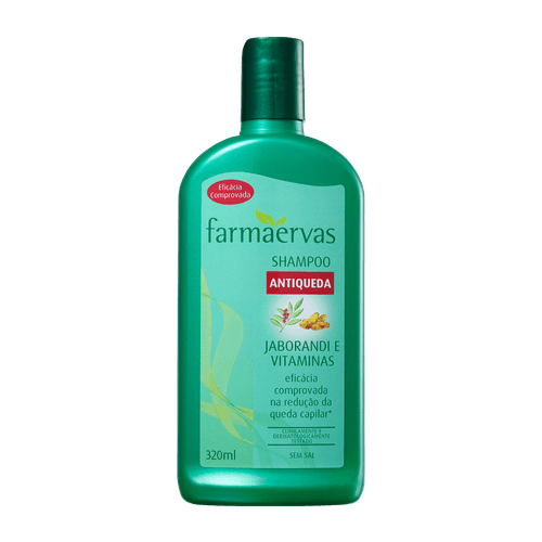 Farmaervas Jaborandi e Vitaminas - Shampoo Antiqueda 320ml