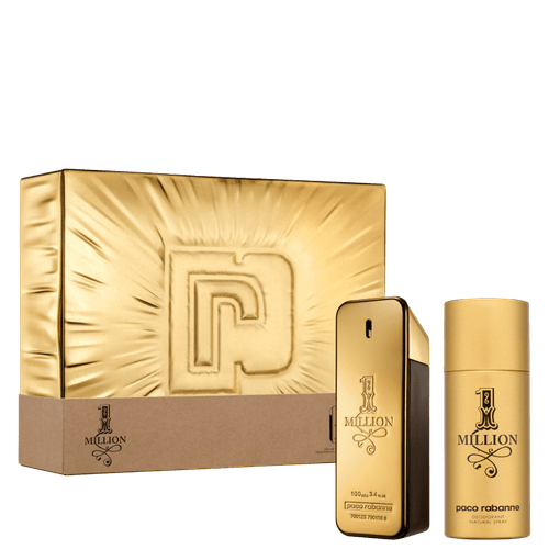 Paco Rabanne Kit One Million Eau de Toilette - Perfume Masculino 100ml + Desodorante 150ml