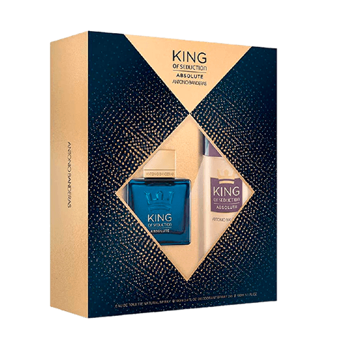 Antonio Banderas Kit King of Seduction Absolute - Eau de Toilette 100ml + Desodorante 150ml