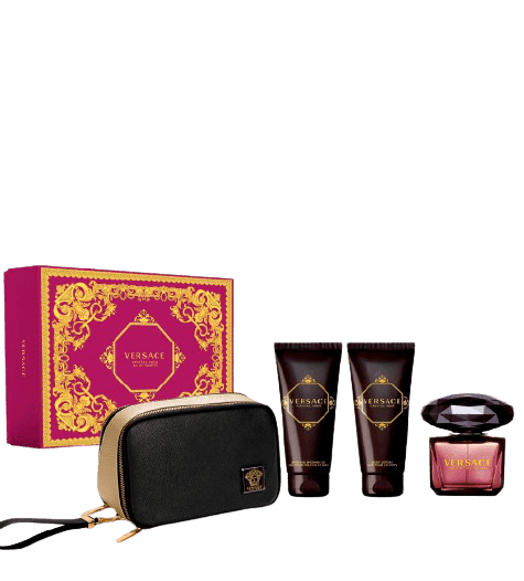 Versace Crystal Noir Kit Shower Gel 100ml + Body Lotion 100ml + Eau de Toilette 90ml