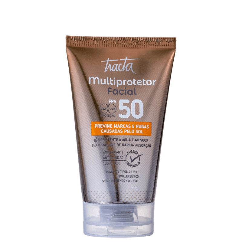 Tracta-Multiprotetor-FPS50---Protetor-Solar-Facial-50g