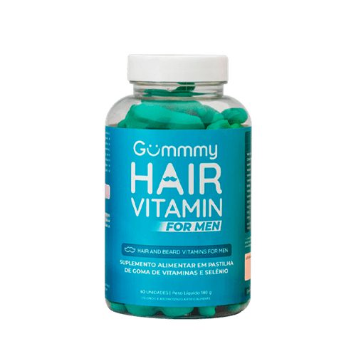 Gummmy Hair Vitamin Blueberry Flavor - Pastilha de Goma 60 unidades