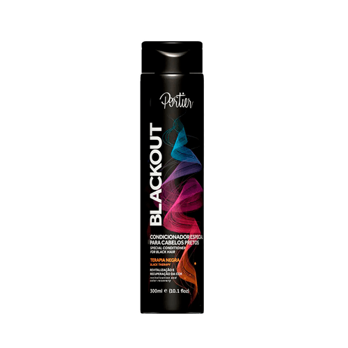 Portier Blackout - Condicionador Para Cabelos Pretos 300ml