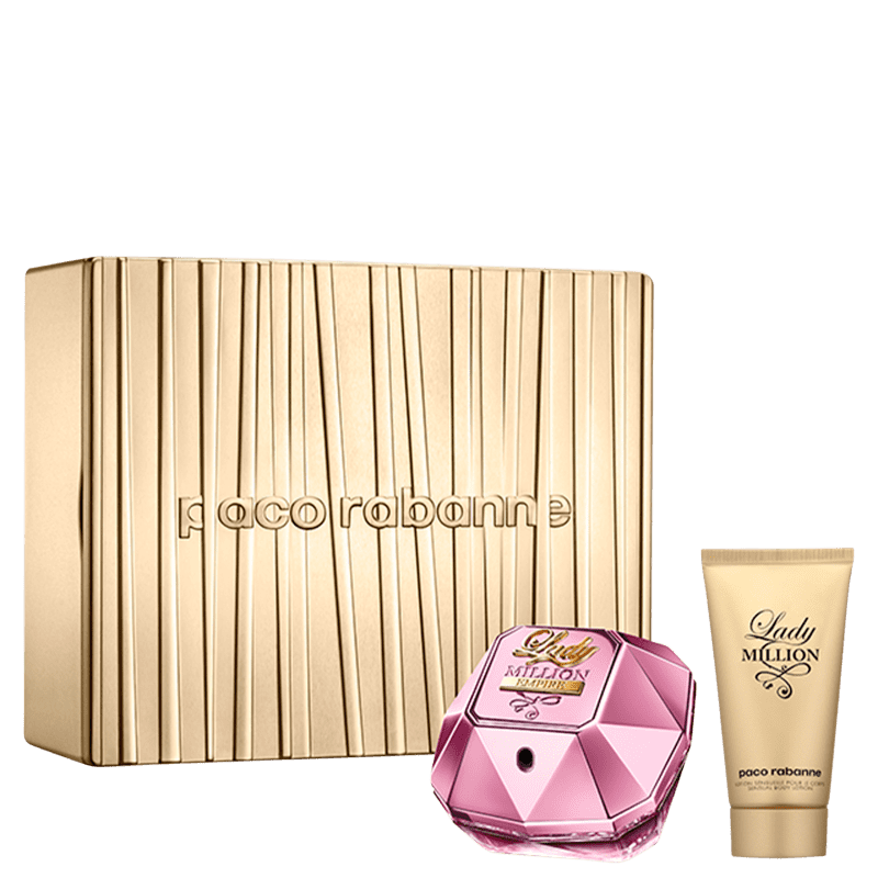 Conjunto-Lady-Million-Empire-Paco-Rabanne-Feminino----Eau-de-Parfum-50ml---Hidratante-Corporal-75ml