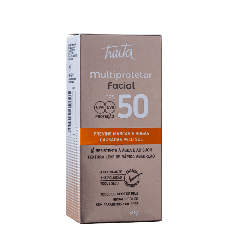 Tracta-Multiprotetor-FPS50---Protetor-Solar-Facial-50g