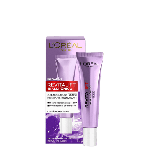 LOréal Paris Revitalift Hialurônico - Creme Anti-Idade para Área dos Olhos 15g