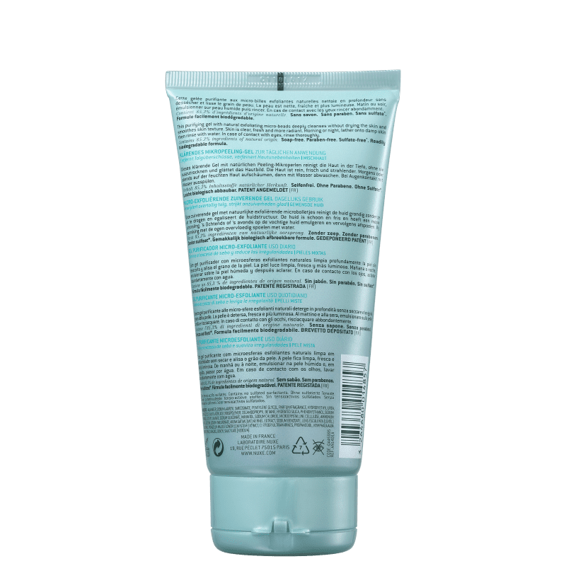 Nuxe-Aquabella-Micro-Exfoliating-Purifying---Gel-Esfoliante-Facial-150ml