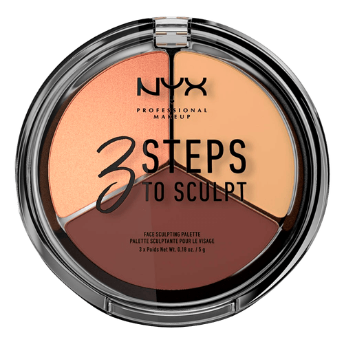 NYX 3 Steps Trio Contorno - Iluminador