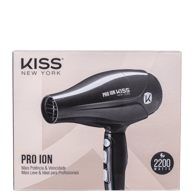 Kiss-New-York-Pro-Ion-220V---Secador-de-Cabelo