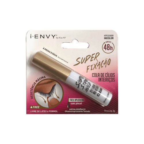 I-Envy  Super Fixação 48h Incolor - Cola de cílios 5ml