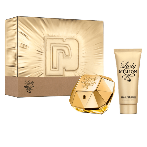 Paco Rabanne Kit Lady Million Eau de Parfum - Perfume Feminino 80ml + Body Lotion 100ml