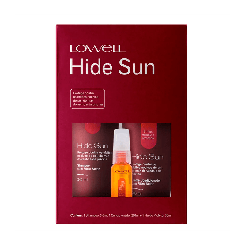 Lowell-Hide-Sun-Kit---Shampoo---Condicionador---Fluido