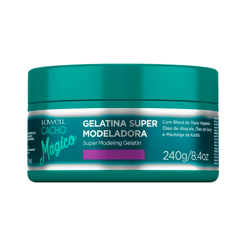 Lowell Cacho Mágico Super Modeladora - Gelatina Ativadora de Cachos 240ml