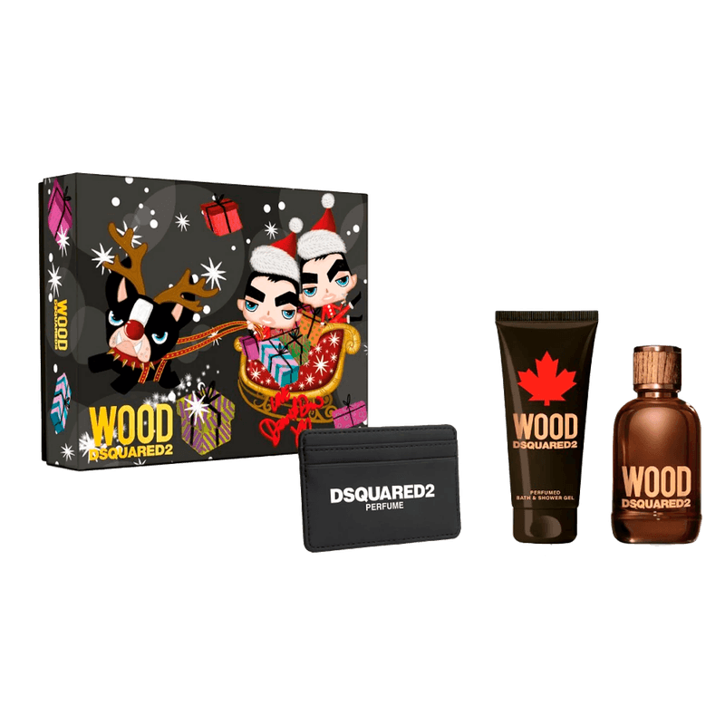 Dsquared2-Wood-Kit-Eau-de-Toilette-100ml---Shower-Gel-100ml---Porta-Cartao