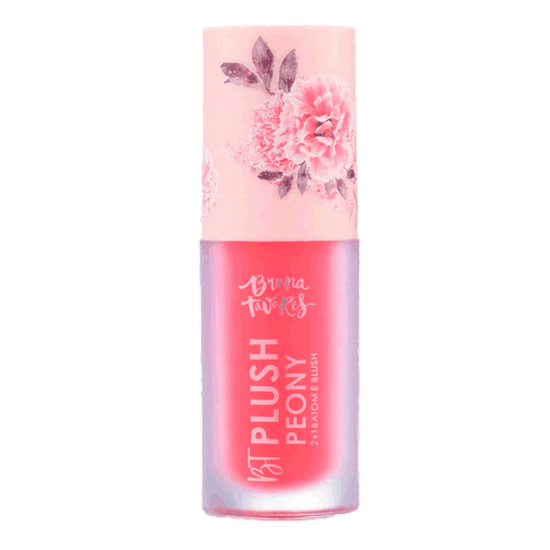 Bruna Tavares Batom e Blush  Plush Peony - Flamingo 6g