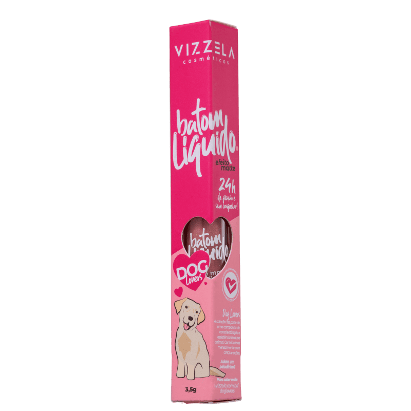 Vizzela-Cosmeticos-Dog-Lovers-Cor-13-Labrador---Batom-Liquido-35g