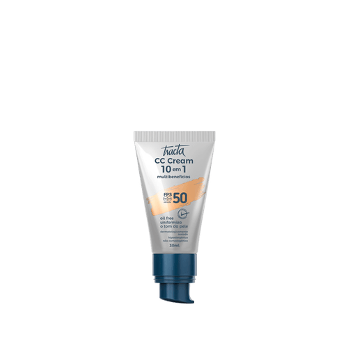 Tracta 10 em 1 Multibenefícios FPS50 - CC Cream 30ml