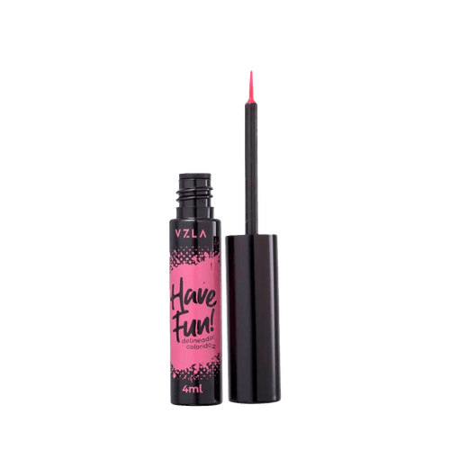 Vizzela Have Fun Vegano Rosa - Delineador 4ml