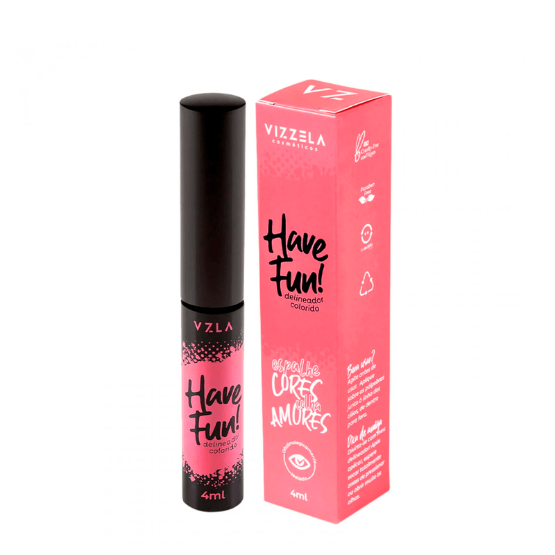 Vizzela-Have-Fun-Vegano-Rosa---Delineador-4ml