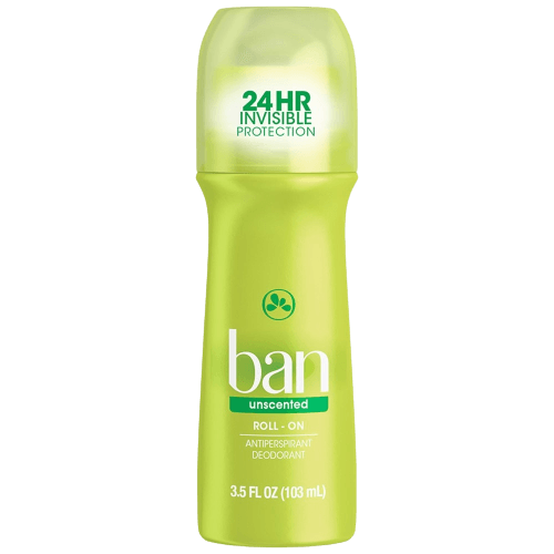 Ban Deo Original Roll-on Unscented Sem Perfume Verde 3,50/103ml