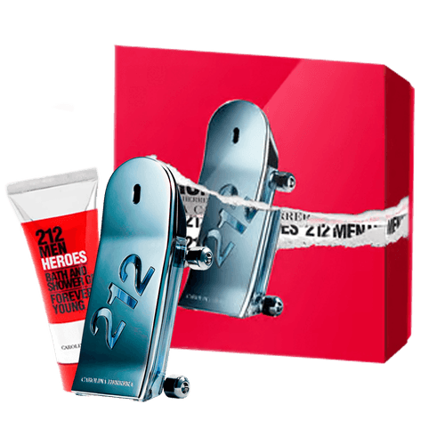 Carolina Herrera 212 Men Heroes Kit Eau de Toilette 100ml + Shower Gel 100ml FD22