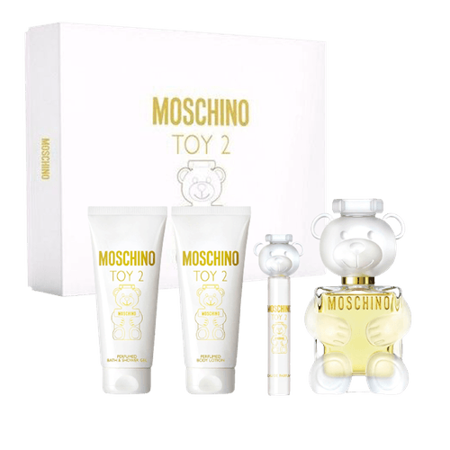 Kit Moschino Toy 2 - Eau de Parfum 100ml + Eau de Parfum 10ml + Body Lotion 100ml + Shower Gel 100ml