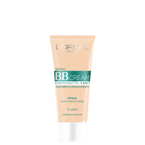 LOréal Paris Base 5 em 1 Efeito Matte FPS50 Clara - BB Cream 30ml