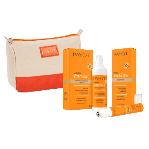 Payot Kit Vitamina C Serum Facial 30ml + Sérum Vitamina C Área dos Olhos 14ml