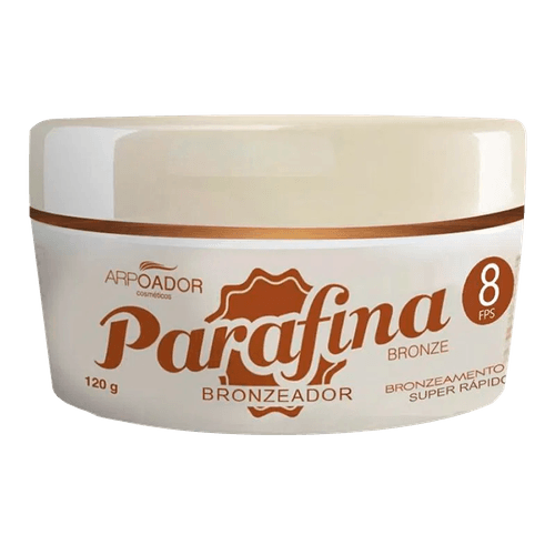 Parafina Bronze FPS8 - Creme Bronzeador 120g