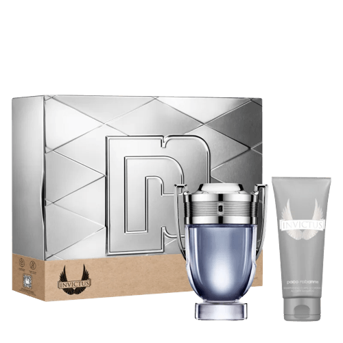 Paco Rabanne kit Invictus Masculino - EDT 100ml + Gel de Banho 100ml