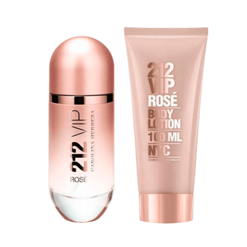 Carolina Herrera Kit 212 Vip Rosé Eau De Parfum 80ml + Body Lotion 100ml