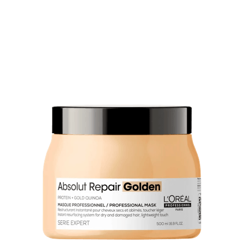 LOréal Professionnel SE21 Serie Expert Absolut Repair Gold Quinoa + Protein Golden Lightweight - Máscara Capilar 500ml