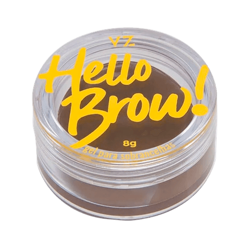 Vizzela Hello Brow! Marrom Claro - Gel Para Sobrancelhas 8g