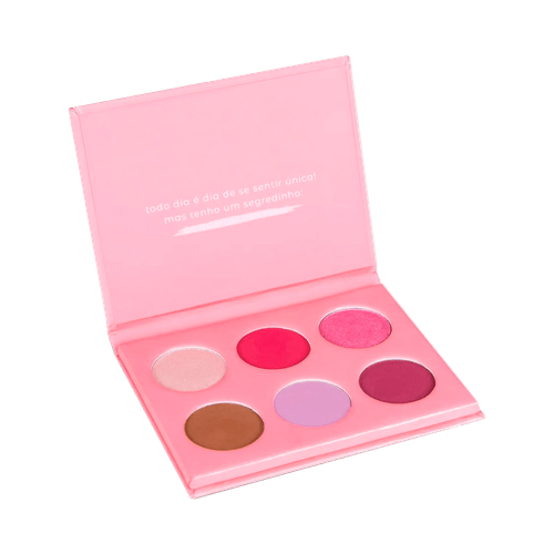 Vizzela Cosméticos Às Quartas Usamos Rosa! - Paleta de Sombras 14,4g