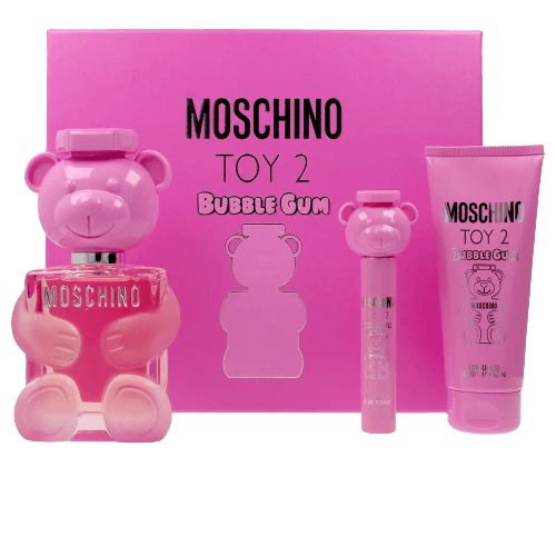 Moschino Kit Toy 2 Bubble Gum Perfumed Body Lotion 100ml + Eau de Toilette 10ml + Eau de Toilette 100ml