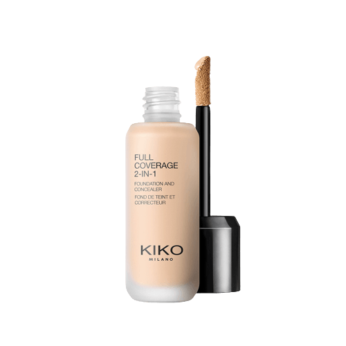 Kiko Full Coverage 2-In-1 Foundation & Concealer Warm Rose 10 - Base e Corretor 25ml