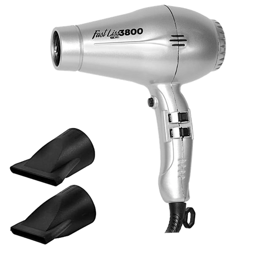 Fast Liss Ion Ceramic SC380 Prata - Secador de Cabelo 3800W 220V