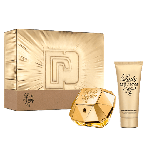 Paco Rabanne Kit Lady Million  Eau de Parfum 80ml + Body Lotion 100ml