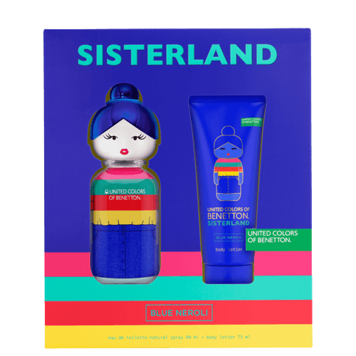 Benetton United Colors of Kit Sisterland Blue Neroli Eau de Toilette 80ml + Body lotion 75ml